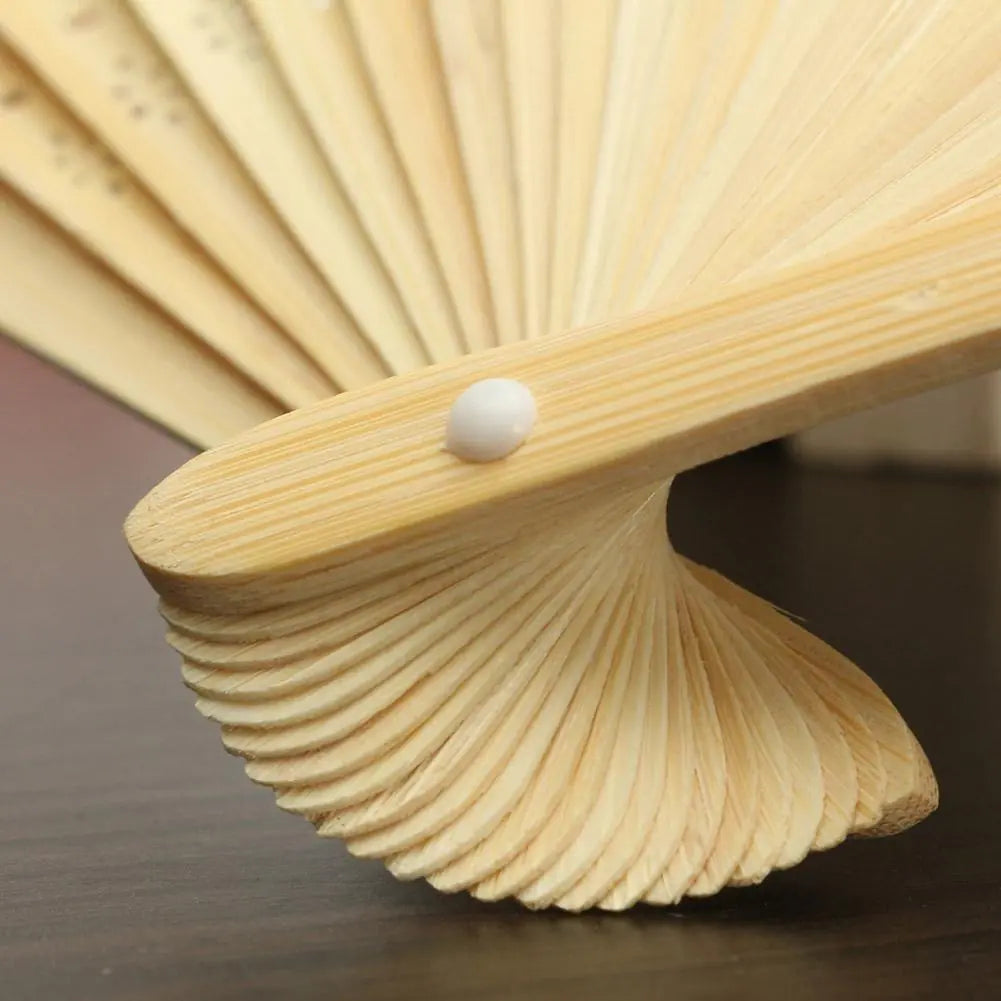 DIY Blank Hand Fan, 7 inch Wood Frame