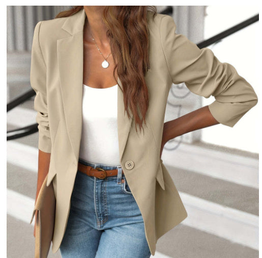 Casual Suit Jacket Women's Long-sleeved .